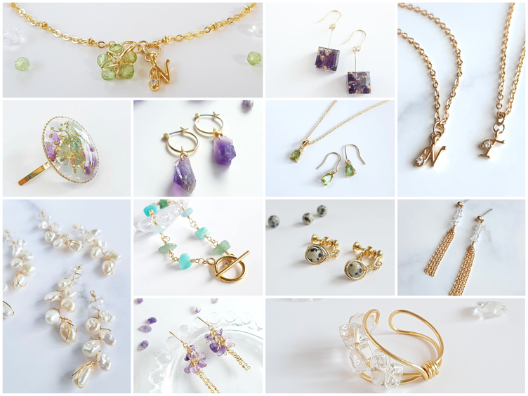 ハンドメイド・天然石アクセサリーオーダー受け付けページ.*・゜　.゜・*. オーダーメイド 天然石ネックレス ネックレス・ペンダント