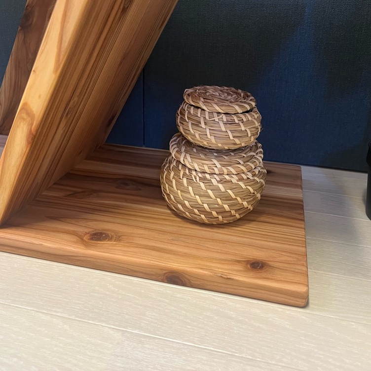 送料無料】 オープンラック アングルデザイン 60cm 3段 杉 ナチュラル  