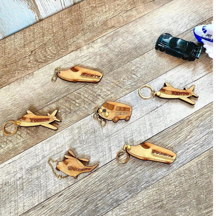 のりもの　ネームチャーム