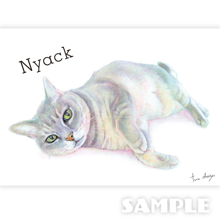 みてみてうちの子 ペットの似顔絵（犬・猫等）オーダーメイド