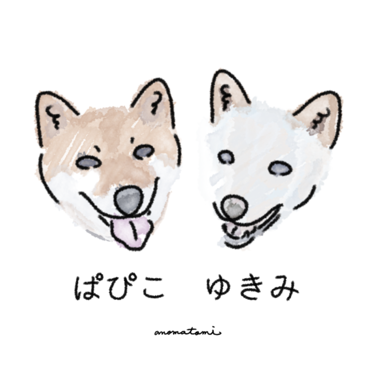 似顔絵アイコンイラスト（ペット／人物） | TanoMake(タノメイク