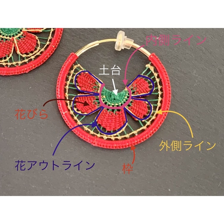 wannabe】ニャンドゥティフープピアス/イヤリング(4cm) | TanoMake