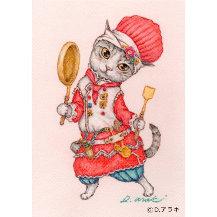 オーダー制作☆おまかせパステル画【動物キャラ】