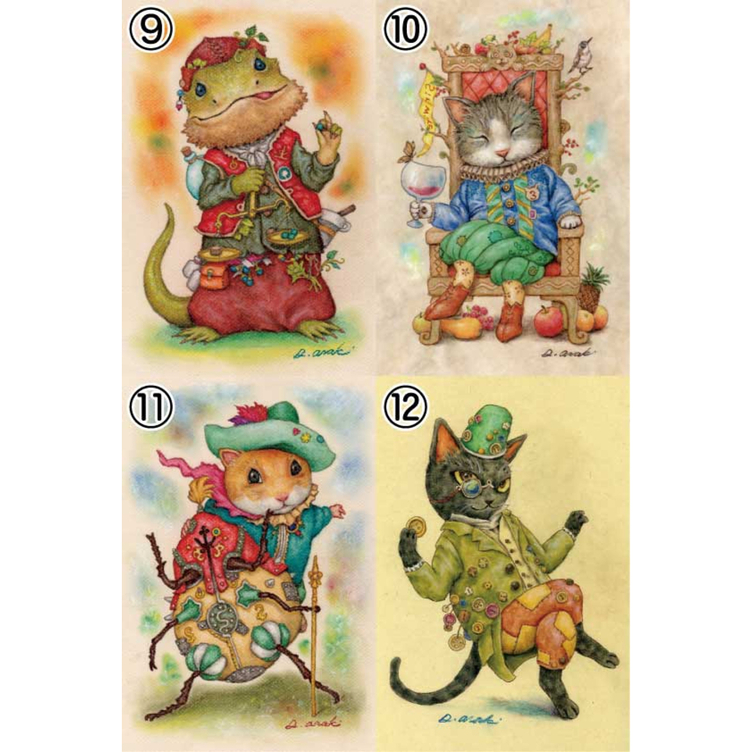 選べる動物ポストカード８枚セット Tanomake タノメイク 欲しいものが頼めるオーダーメイド特化型オンラインマーケット