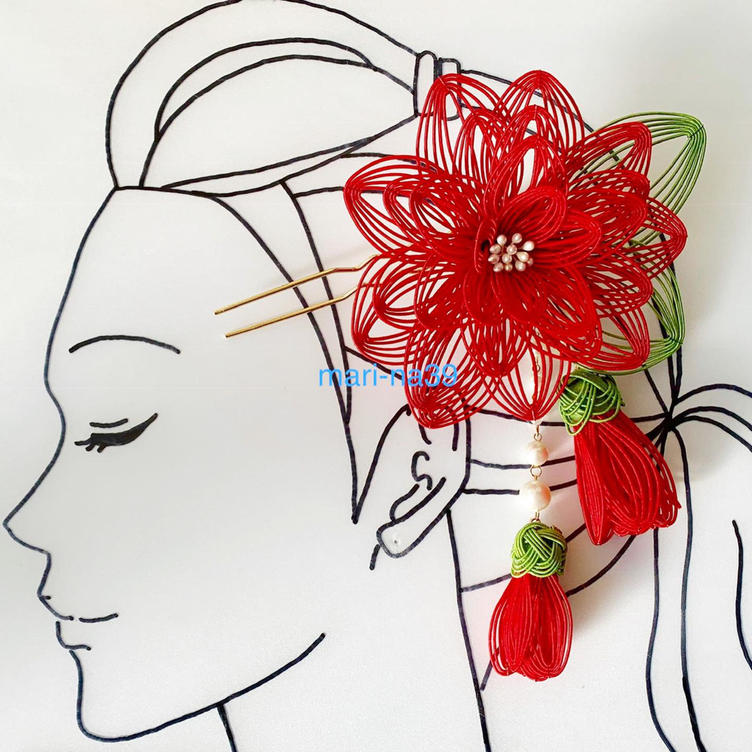 ヘアアクセサリー『華』