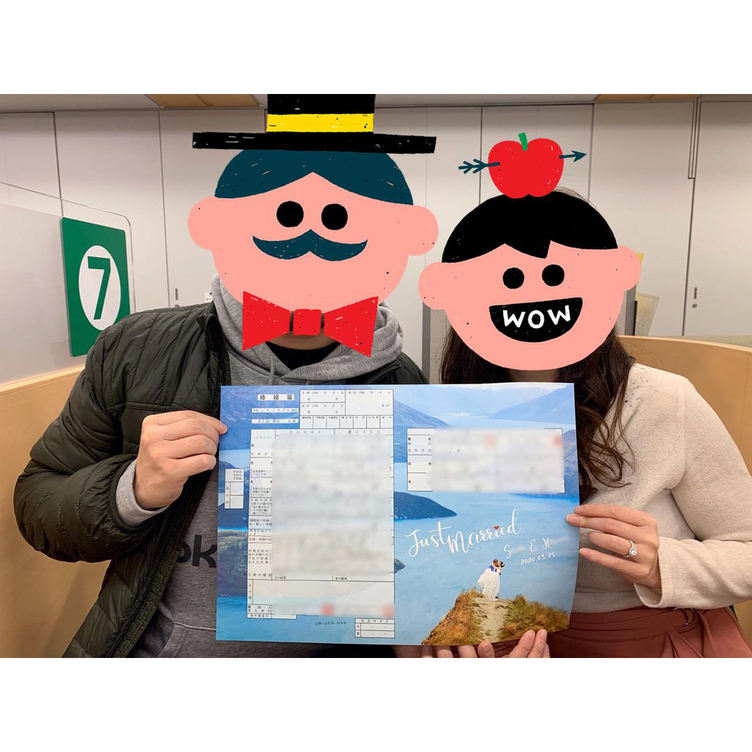 オーダー再開！お好きな写真で♡オリジナル婚姻届をお作りします 
