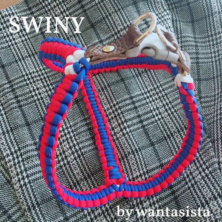 パラコード&本革ハーネス】♡SWINY by wantasista☆ | TanoMake