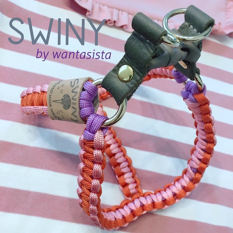 パラコード&本革ハーネス】♡SWINY by wantasista☆ | TanoMake