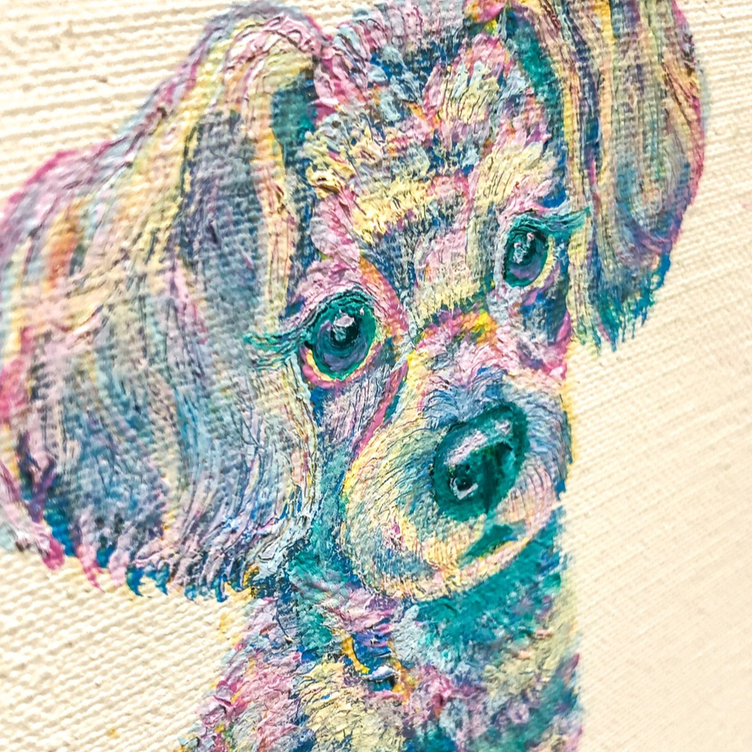 愛犬の似顔絵オーダー受付ページ-