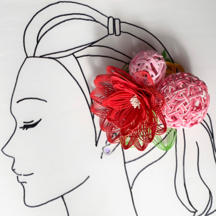 ヘアアクセサリー『華』