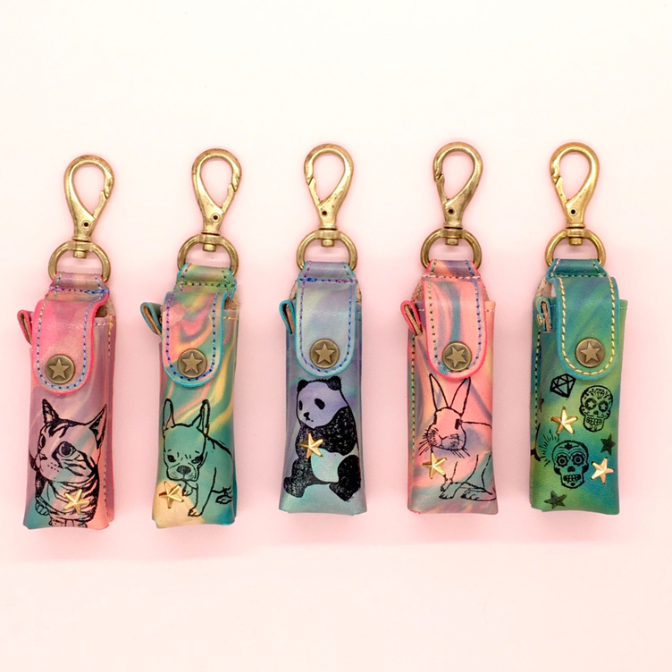 セミオーダー】牛革手染め・リップケースS | TanoMake(タノメイク