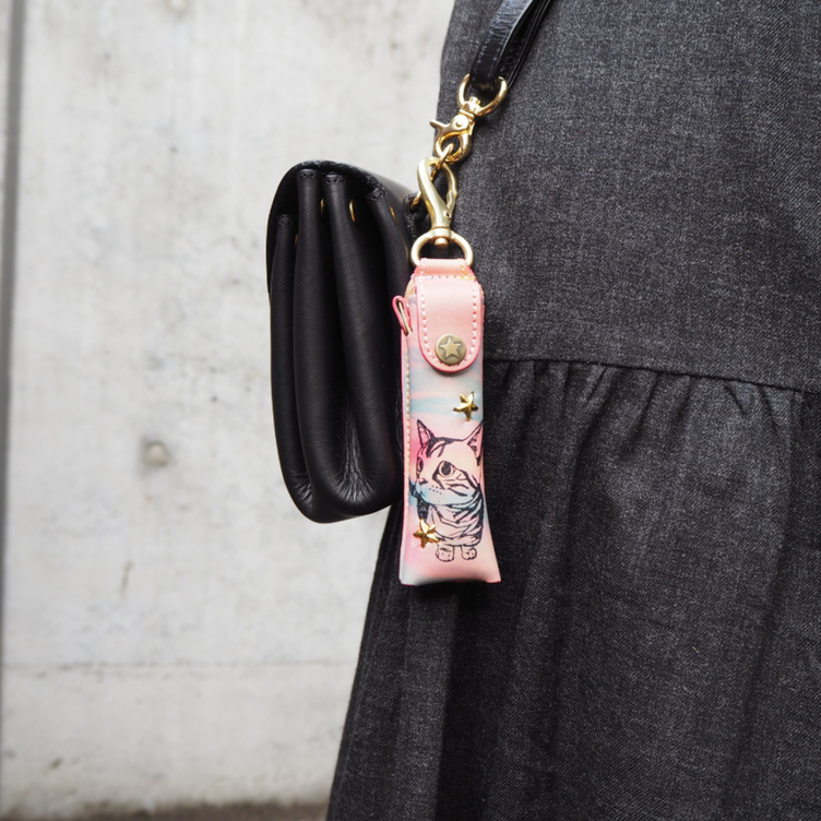 セミオーダー】牛革手染め・リップケースS | TanoMake(タノメイク