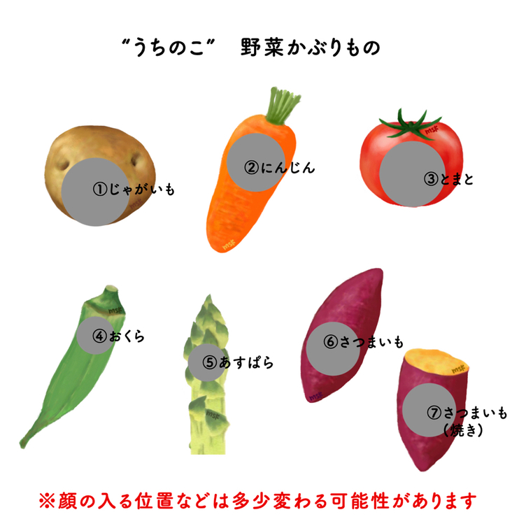 送料込 うちのこ 野菜なりきり イラスト Tanomake タノメイク 欲しいものが頼めるオーダーメイド特化型オンラインマーケット