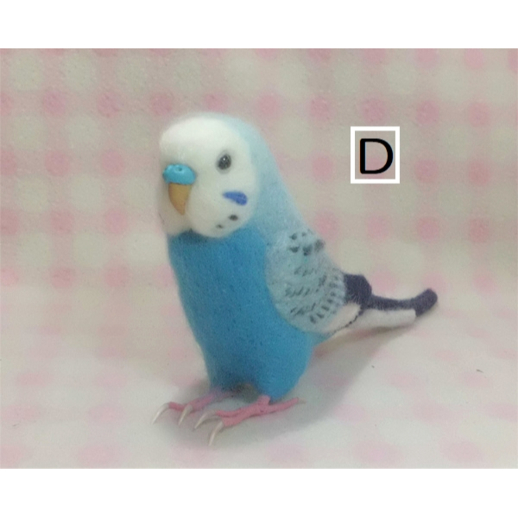 リアルサイズ♪ セキセイインコ 羊毛フェルト☆羊毛インコ☆羊毛