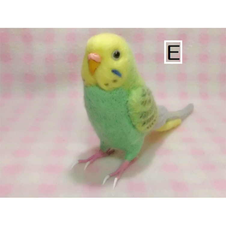 リアルサイズ♪ セキセイインコ 羊毛フェルト☆羊毛インコ☆羊毛