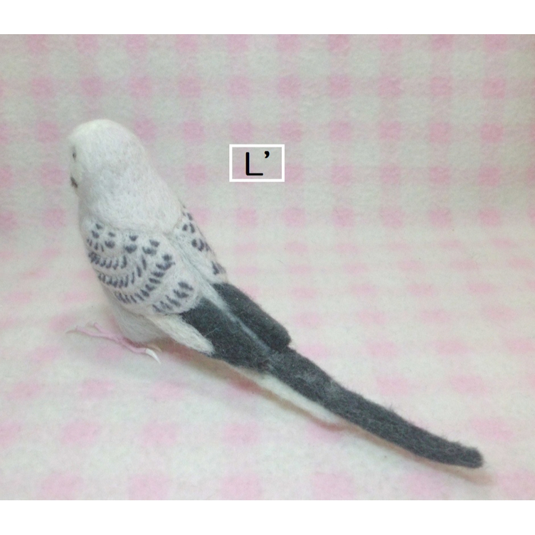 リアルサイズ♪ セキセイインコ 羊毛フェルト☆羊毛インコ☆羊毛