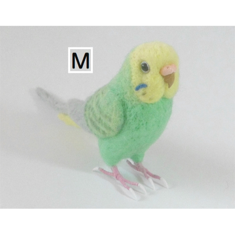 専用ページ　羊毛フェルト　可愛いクルマサカオウムフィギュア　鳥　オーダー ライフサイズ 1/1サイズ：クルマサカオウム 受注作成 羊毛