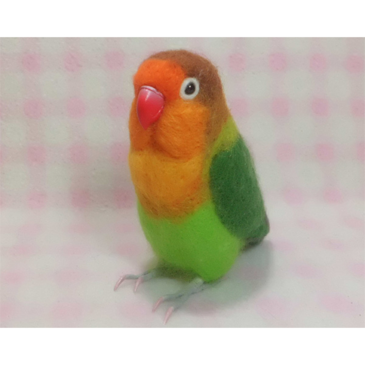 リアルサイズ♪ ボタンインコ ☆ ラブバード ☆羊毛フェルト☆羊毛インコ☆羊毛フィギュア☆ 🍀 うちの子オーダーお気軽にお問い合わせください。 |  TanoMake(タノメイク) | 欲しいものが頼めるオーダーメイド特化型オンラインマーケット