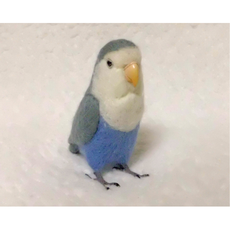 リアルサイズ♪ コザクラインコ ☆ ラブバード ☆羊毛フェルト☆羊毛