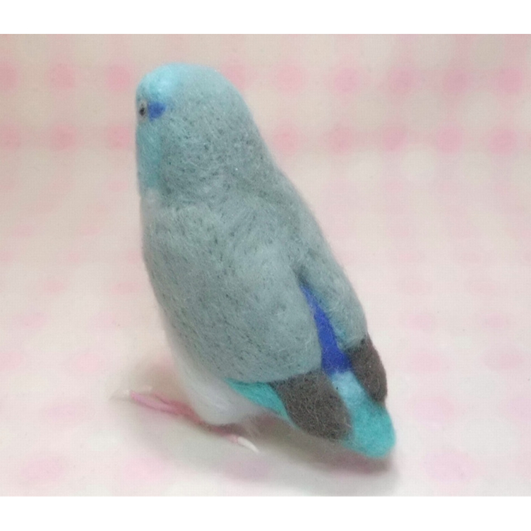 リアルサイズ♪ マメルリハ ☆羊毛フェルト☆羊毛インコ☆羊毛