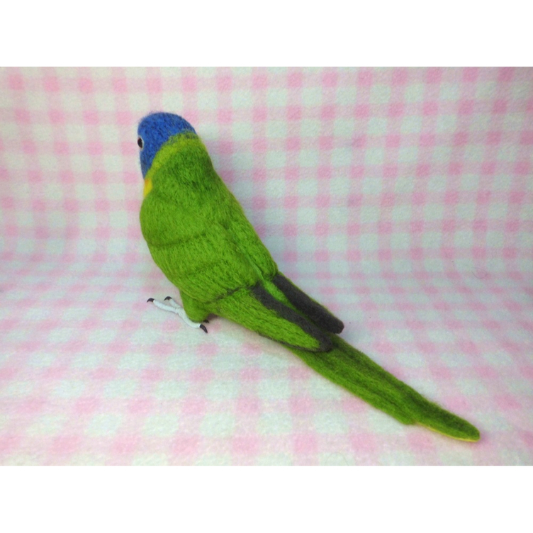 リアルサイズ 羊毛ゴシキセイガイインコ（アカハラやフトムネなど亜種含む） ☆羊毛フェルト☆羊毛インコ ☆羊毛フィギュア☆ 🍀  うちの子オーダーお気軽にお問い合わせください。 | TanoMake(タノメイク) | 欲しいものが頼めるオーダーメイド特化型オンラインマーケット