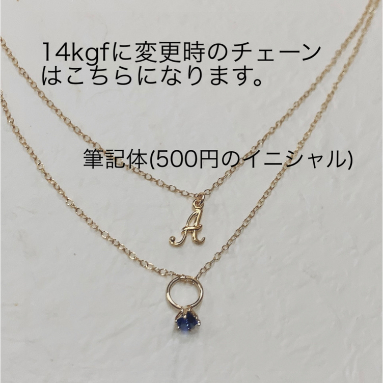 ダブルネックレス 誕生石 イニシャル Tanomake タノメイク 欲しいものが頼めるオーダーメイド特化型オンラインマーケット