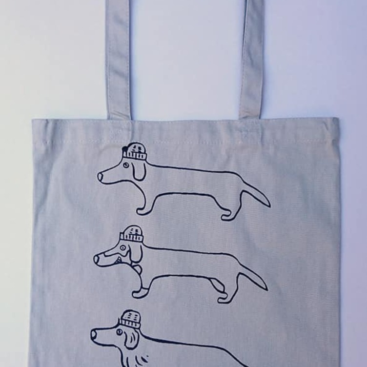 キャンバストートバック