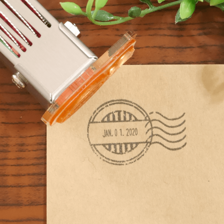 文字入れ可 アンティーク調消印の日付印 データー印 日付スタンプ 回転印 Tanomake タノメイク 欲しいものが頼めるオーダーメイド特化型オンラインマーケット