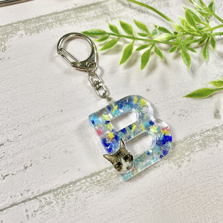 写真付きイニシャルキーホルダー | TanoMake(タノメイク) | 欲しいもの