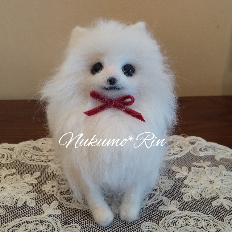 羊毛フェルト 】ポメラニアン💕 | TanoMake(タノメイク 羊毛フェルト 】ポメラニアン💕 | TanoMake(タノメイク