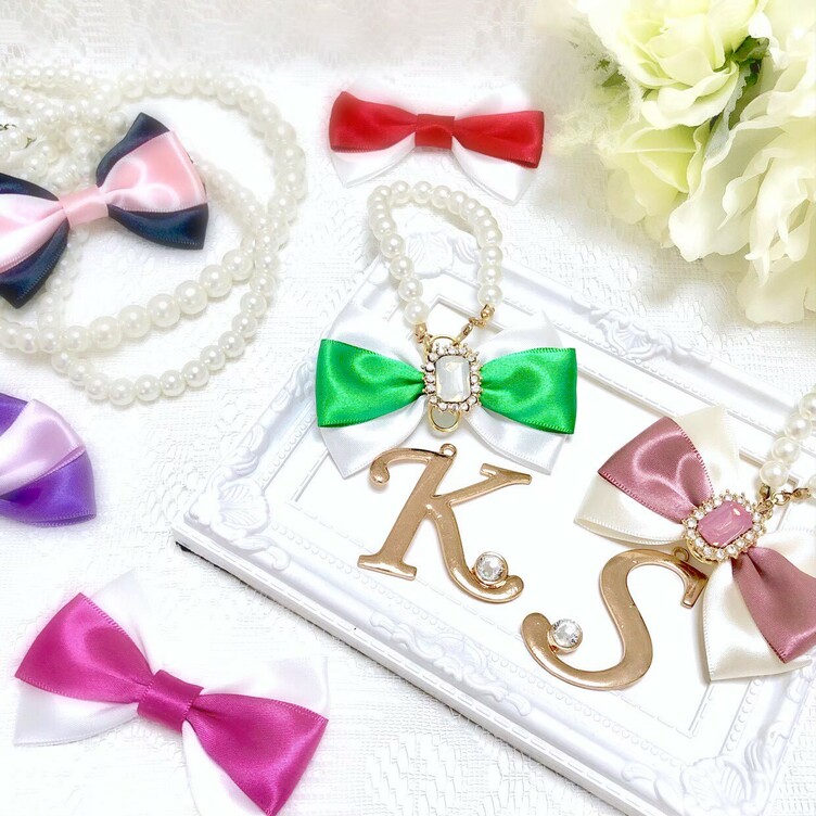 完売》16色から組合せ自由！存在感たっぷり❤BIGイニシャルの