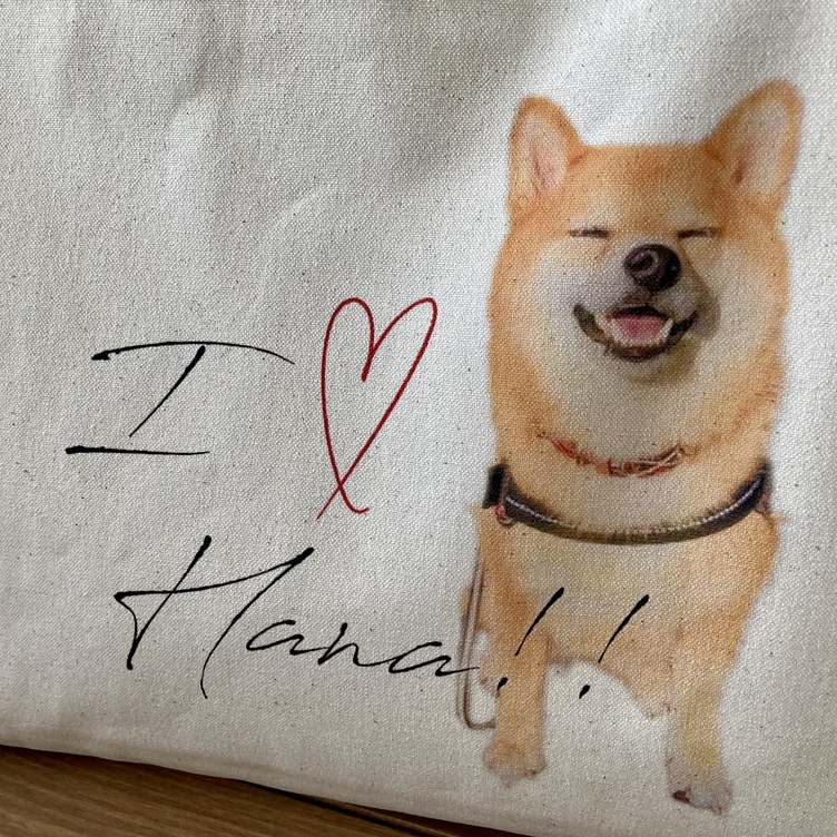 I♡うちの子A4トート お散歩バッグ | TanoMake(タノメイク