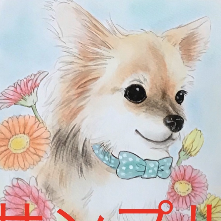 ペット似顔絵(色鉛筆.パステル.水彩画)お顔のみ | TanoMake ペット似顔絵(色鉛筆.パステル.水彩画)お顔のみ | TanoMake