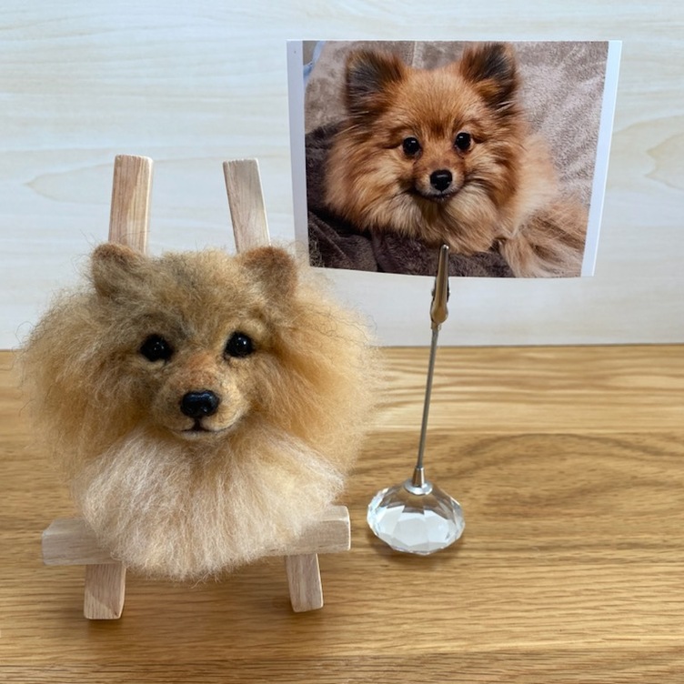 ◇こちらはサンプル画像です◇羊毛フェルト 愛犬 オーダー ぬいぐるみ