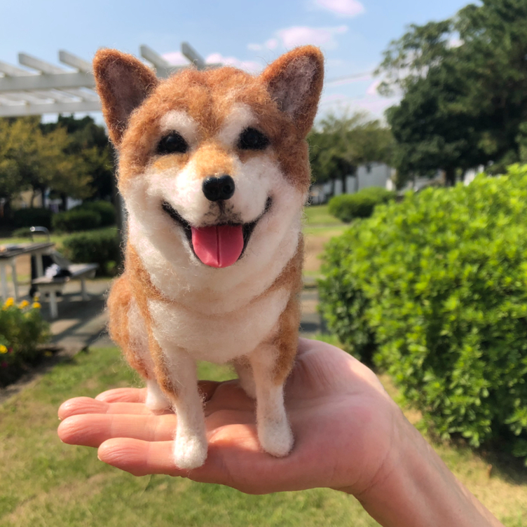 愛犬ちゃんのそっくりなリアルなペット人形をお作りします！ 羊毛フェルト 犬 オーダー ぬいぐるみ 犬 ペット リアル 人形 |  TanoMake(タノメイク) | 欲しいものが頼めるオーダーメイド特化型オンラインマーケット