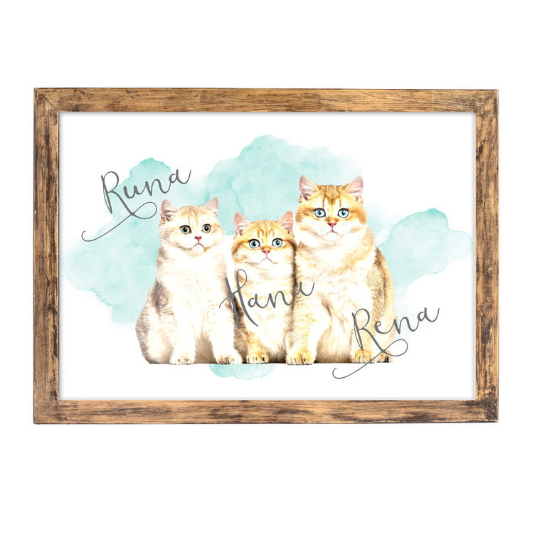 世界に一つだけ！癒し系動物イラスト（A4ボードパネル・オーダーメイド） 世界に一つだけ！癒し系動物イラスト（A4ボードパネル・オーダーメイド）