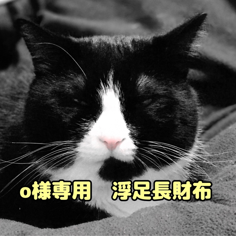 O様　専用ページ　浮足長財布