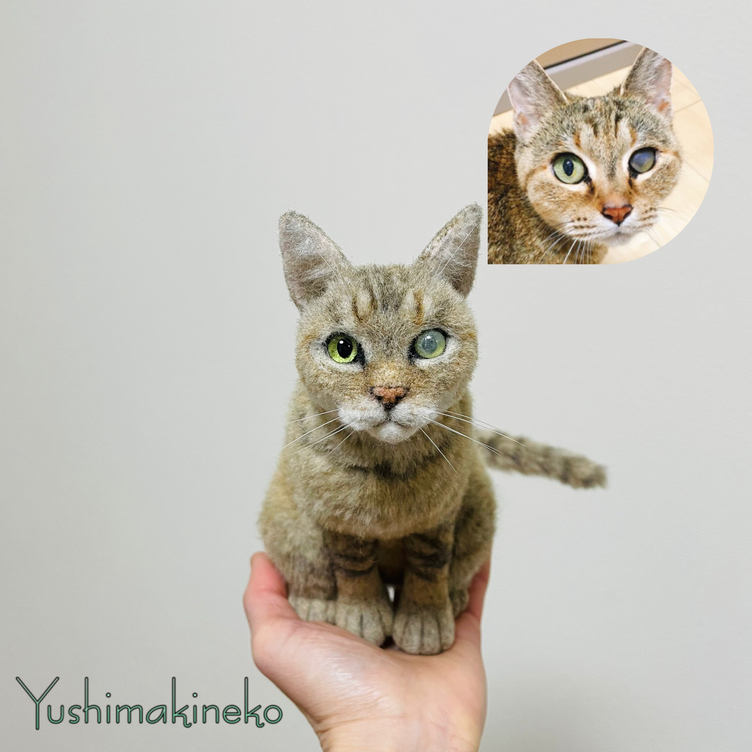 ○スーパーSALE○ セール期間限定 羊毛フェルト 猫ちゃんオーダー