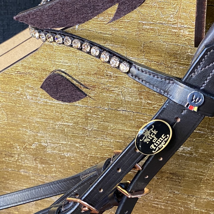 馬術】エレガントなネームプレート（頭絡用） | TanoMake