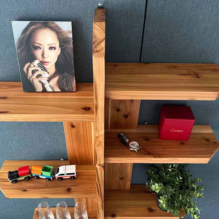 送料無料】 ウォールシェルフ ツリー 杉 | TanoMake(タノメイク