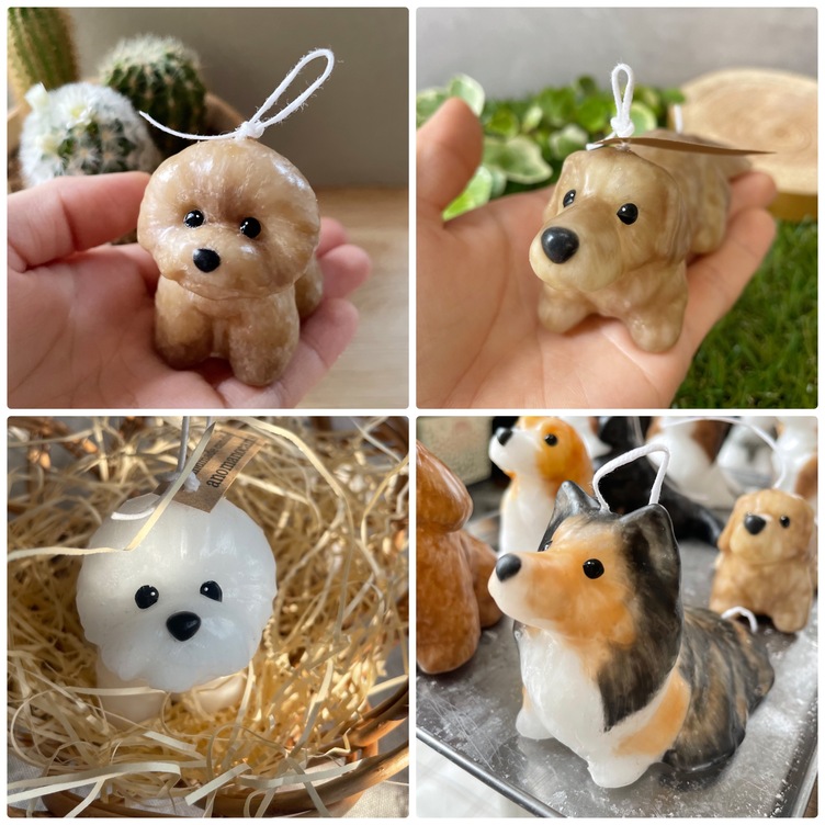 わんちゃんキャンドル Tanomake タノメイク 欲しいものが頼めるオーダーメイド特化型オンラインマーケット