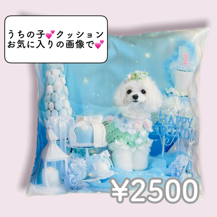 うちの子💕クッションカバー　オーダークッション