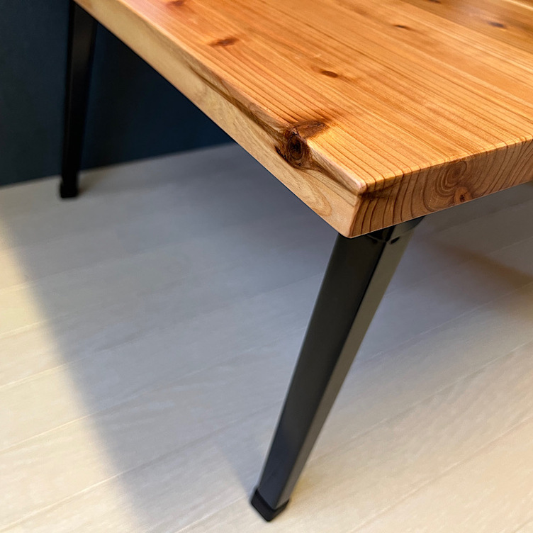 送料無料】 ローテーブル 長方形 90cm 60cm スギ 縦柄