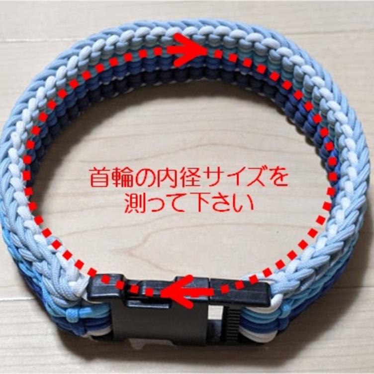 ワンちゃん(小型犬)、猫ちゃん用　バックル首輪　(内径２3cm)