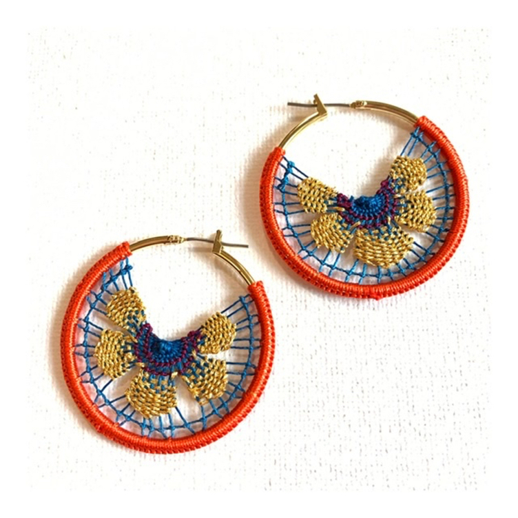 wannabe】ニャンドゥティフープピアス/イヤリング(4cm) | TanoMake