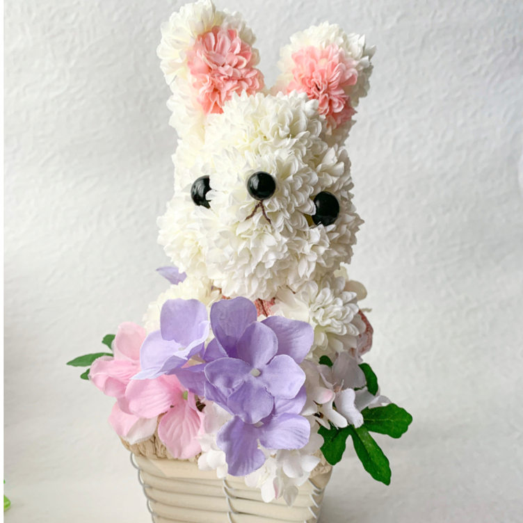 花うさちゃん〜フラワー バスケット〜