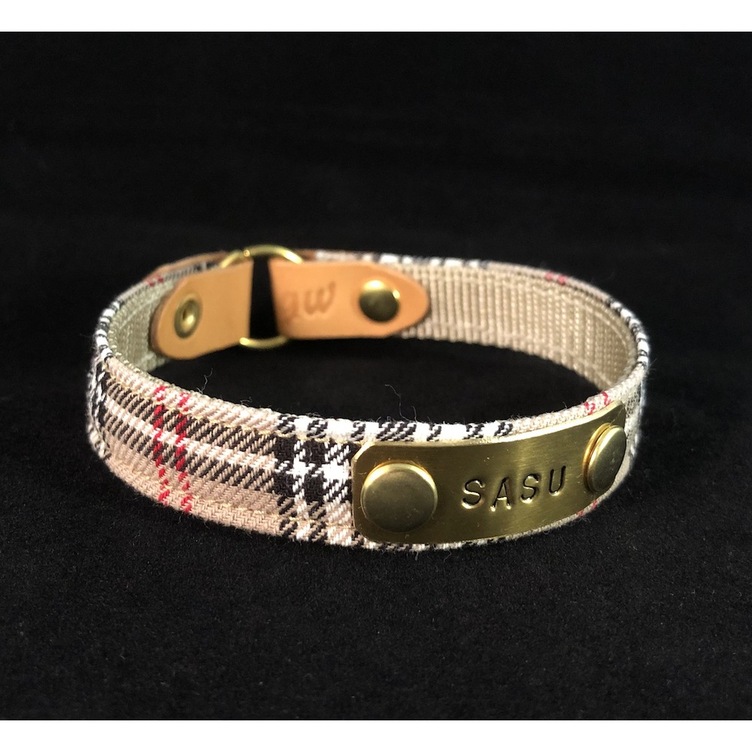 ネームチョーカー レザーコンビネーション Tanomake タノメイク 欲しいものが頼めるオーダーメイド特化型オンラインマーケット