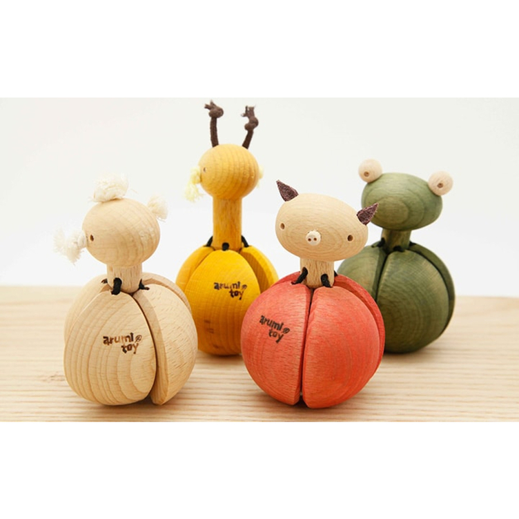 赤ちゃんのガラガラ きりん とお名前ブロック 日本製の木のおもちゃ 動物 グッドトイ受賞 出産祝い アルファベット 名入れ Tanomake タノメイク 欲しいものが頼めるオーダーメイド特化型オンラインマーケット