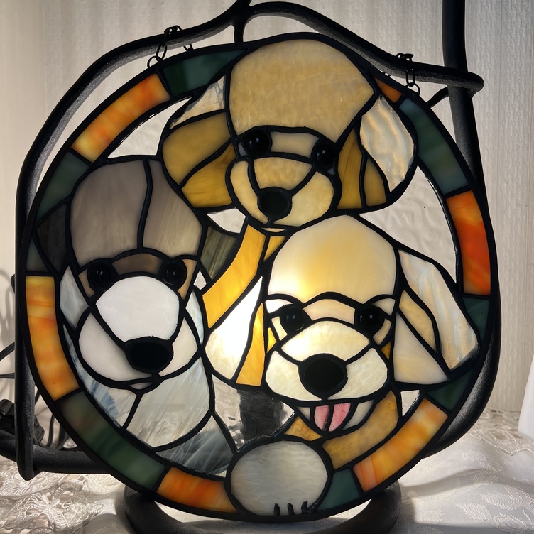 ☆ぷーどる☆、ステンドグラスパネル stainedglassos0121.jpg