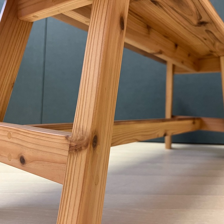 【送料無料】 シンプルな杉のベンチ 腰掛け 椅子 90cm 杉